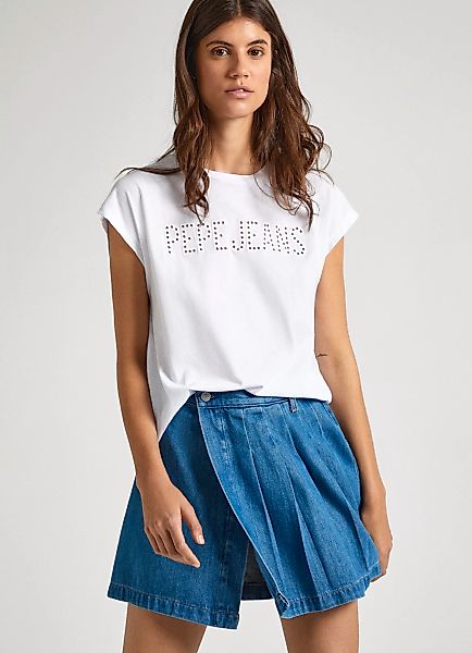 Pepe Jeans T-Shirt "LILITH", mit Logoapplikation günstig online kaufen