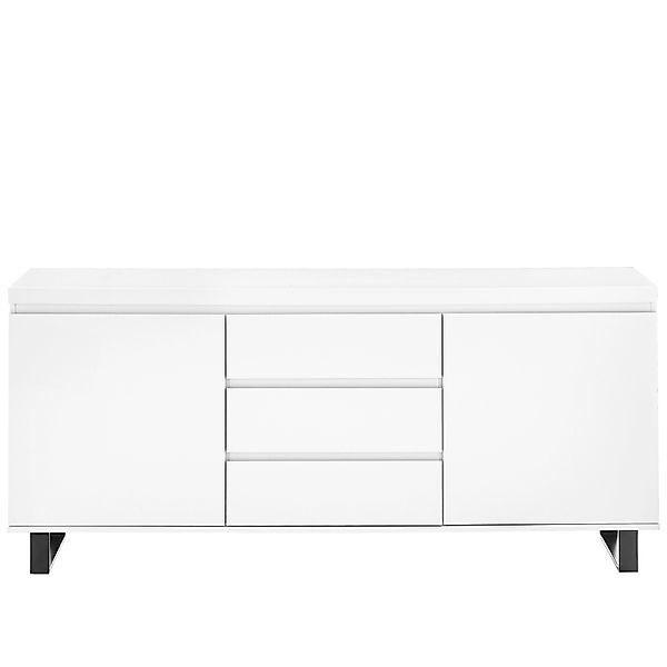 expendio Sideboard Asmaro 1 Modern White 166x74x40 cm günstig online kaufen