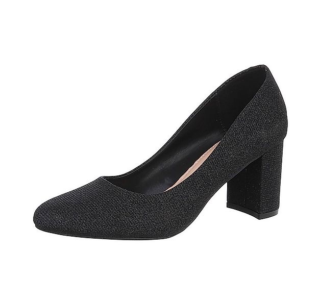Ital-Design Damen Abendschuhe Elegant High-Heel-Pumps (87118434) Blockabsat günstig online kaufen