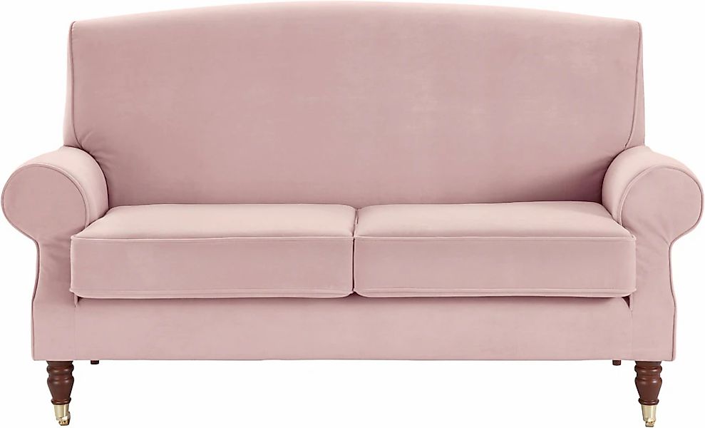 Home affaire 2-Sitzer "Rennes" in Samtoptik oder Baumwoll-Mix günstig online kaufen