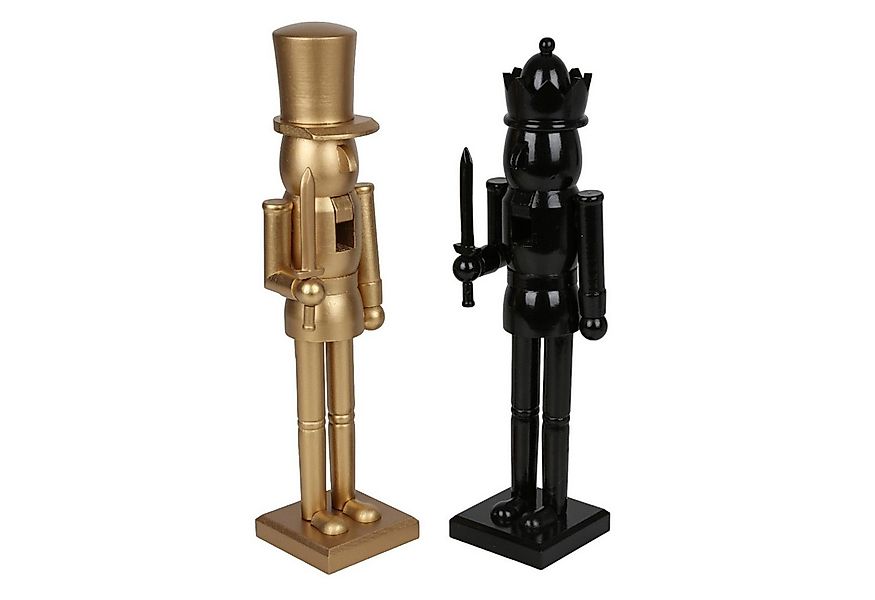 BURI Dekofigur WH Deko Nussknacker Holz 6x H38 cm Weihnachtsdeko günstig online kaufen