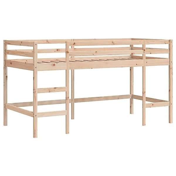 vidaXL Kinderhochbett mit Leiter 90x190 cm Massivholz Kiefer 835901 günstig online kaufen