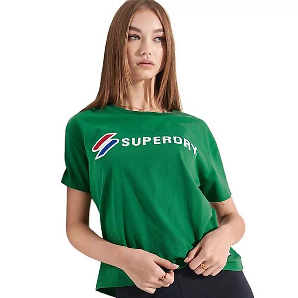 Superdry Sportstyle Graphic Boxy Kurzarm T-shirt L Oregon Green günstig online kaufen