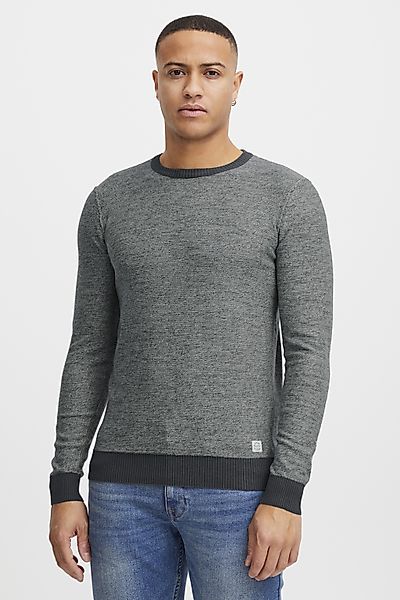 Blend Rundhalspullover "BHNathan", Strickpullover mit farblich abgesetzten günstig online kaufen