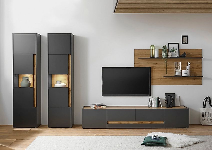 Home affaire Wohnwand City/Giron, moderne Anbauwand, Komplettset in vielen günstig online kaufen