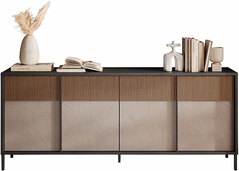 INOSIGN Sideboard "Everest Breite 206 cm, Kommode mit 4 Türen", Anrichte, S günstig online kaufen