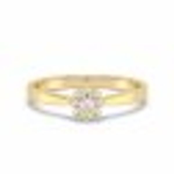 Ring 585 Gelbgold mit im Labor gezüchteten Diamanten günstig online kaufen