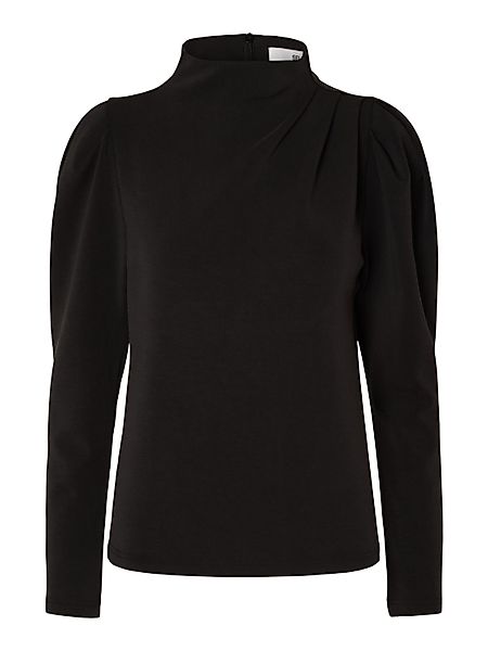 Selected Langarmbluse Fenja (1-tlg) Falten günstig online kaufen
