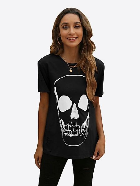 Imily Bela T-Shirt Damen Locker Sitzendes Freizeittop (Packung, 1-tlg., 1pe günstig online kaufen