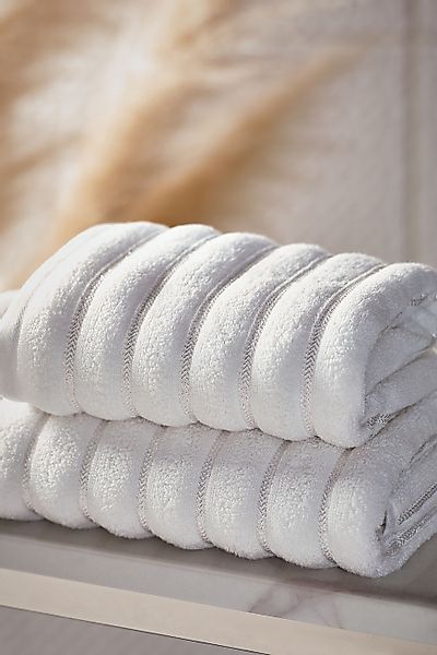 Next Handtuch Geripptes Handtuch mit Glitzer, günstig online kaufen
