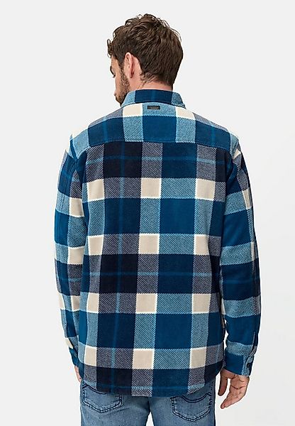 camel active Hemdjacke mit Taschen Langarm Kentkragen Markenlabel günstig online kaufen