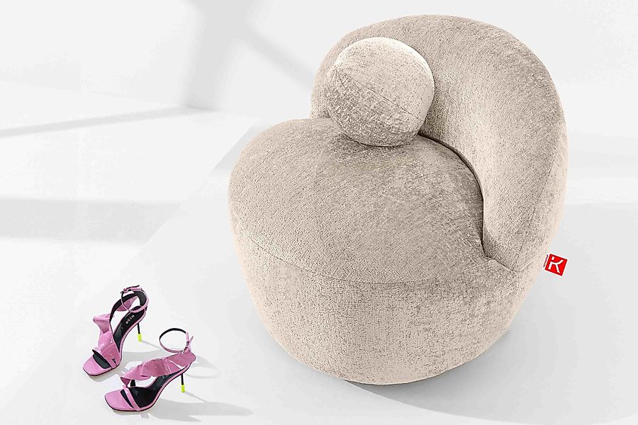 KONSIMO® Cocktailsessel NELUM Modern Sessel, organische günstig online kaufen