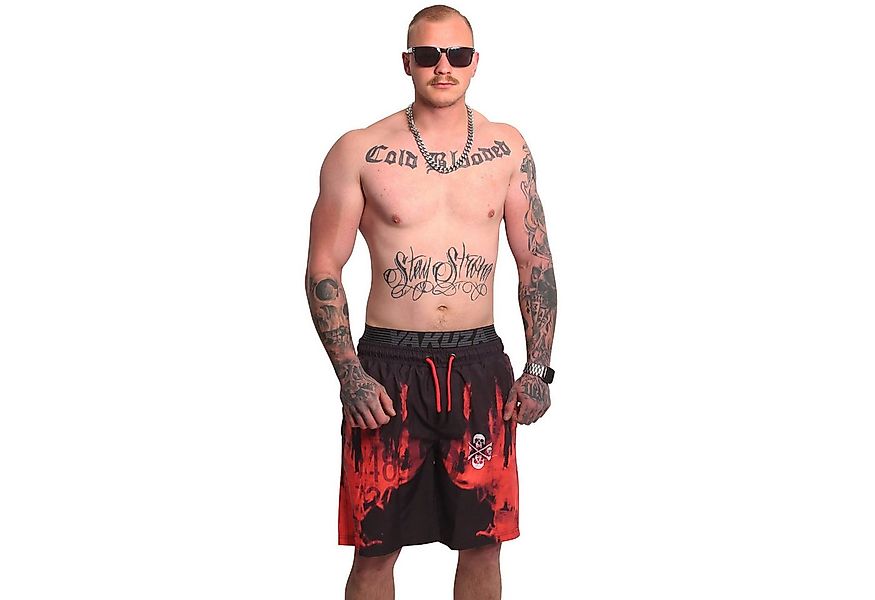 YAKUZA Boardshorts Burning Allover mit Doppelbund günstig online kaufen