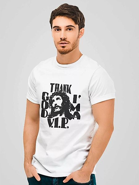 Vive Maria Thank God T-Shirt male weiss günstig online kaufen