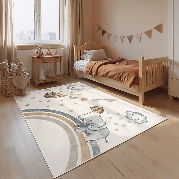 Villeroy & Boch Kinderteppich "Walk like an Elephant Rainy Party" rechtecki günstig online kaufen