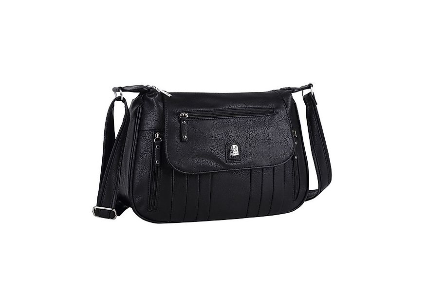 ITALYSHOP24 Schultertasche Damen Tasche Vintage Shopper Umhängetasche Cross günstig online kaufen