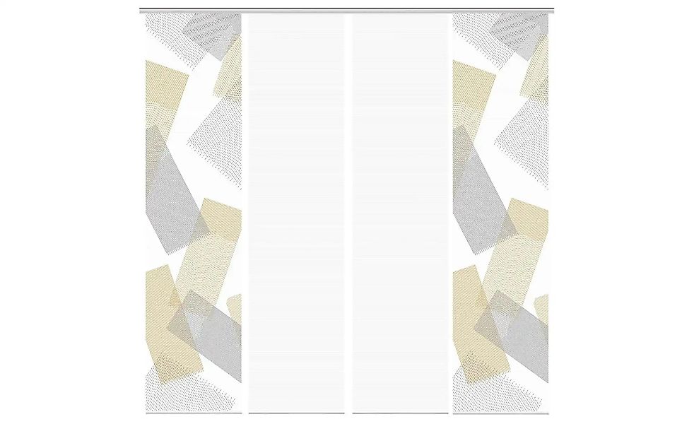 VISION S Schiebevorhang   ¦ gold ¦ Synthetik ¦ Maße (cm): B: 60 H: 260 Gard günstig online kaufen