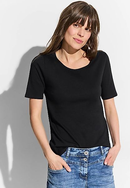 Cecil T-Shirt "Style LENA", mit klassischem Rundhalsausschnitt günstig online kaufen