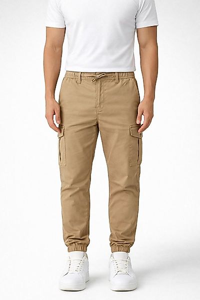 Smith & Solo Cargohose Herren, Hose Lang Chino mit Kordelzug günstig online kaufen