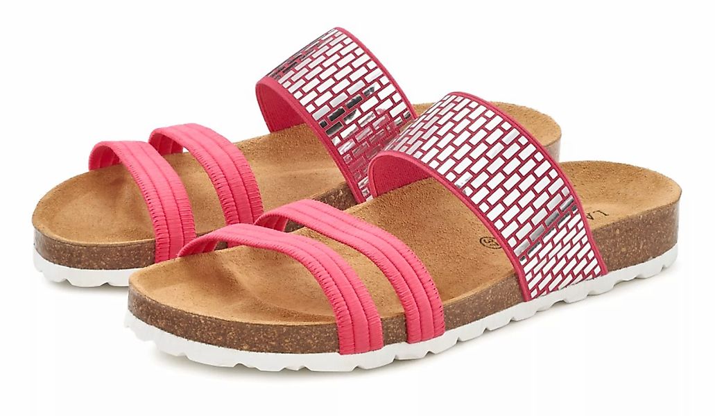 LASCANA Pantolette "Mule, Sandale, offener Schuh,", mit Komfortkorkfußbett günstig online kaufen