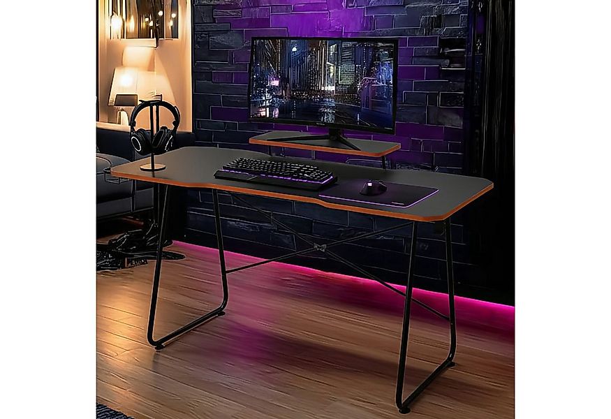 NanoRS Gamingtisch RS170, Gaming-Schreibtisch mit Monitorablage günstig online kaufen