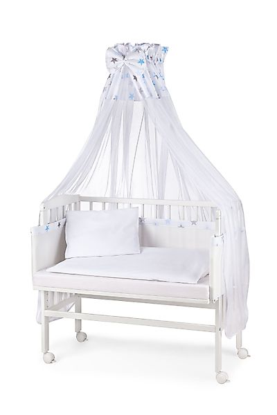 Waldin Beistellbett Waldin Baby Beistellbett,Matratze,Stoffset Buche günstig online kaufen
