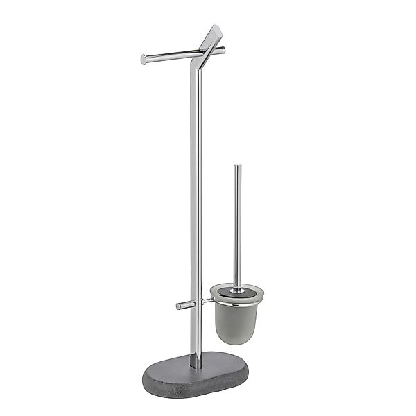 WENKO Stand WC-Garnitur Puro Anthrazit günstig online kaufen