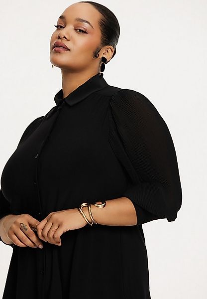 YOEK Blusentop Damen Bluse mit falten günstig online kaufen