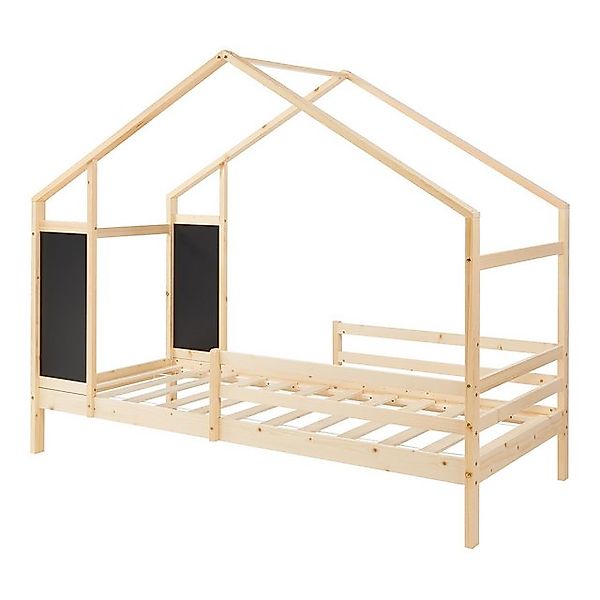 en.casa Kinderbett, Kinderbett »Lorenskog« 90x200 cm Natur günstig online kaufen