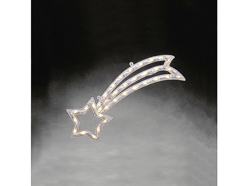 KONSTSMIDE Beleuchtetes Fensterbild Konstsmide LED Fenstersilhouette Komet günstig online kaufen