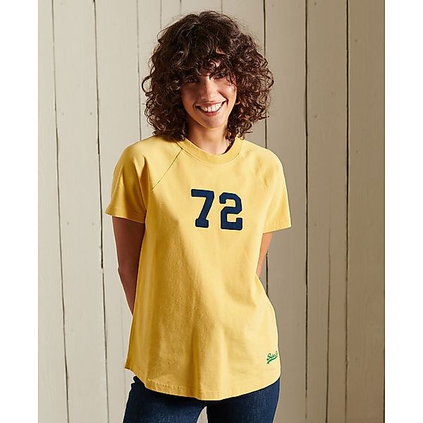 Superdry Vintage Logo Ac Raglan Kurzarm T-shirt XL Pigment Yellow günstig online kaufen