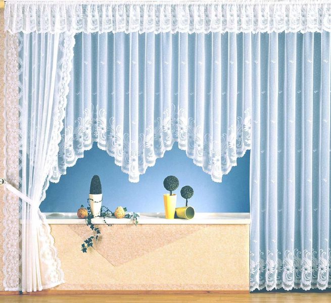 Weckbrodt Querbehang "Flensburg" Kräuselband 1 Stk. tlg. Jacquard, struktur günstig online kaufen