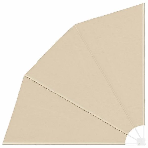 vidaXL Balkon Sichtschutz Beige 210 x 210 cm Polyester 42000934 günstig online kaufen