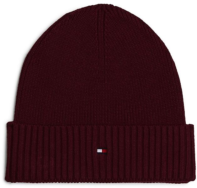 Tommy Hilfiger Knitted Mütze Bordeaux - günstig online kaufen