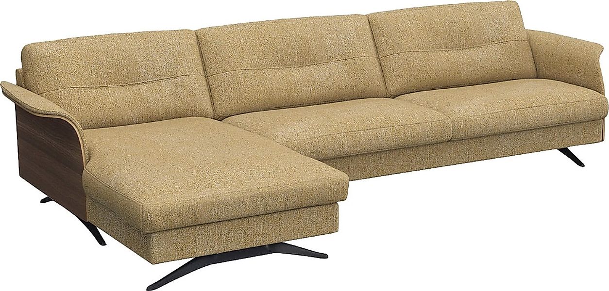 FLEXLUX Ecksofa »Glow, super bequem durch hochwertigem Sitzaufbau mit Feder günstig online kaufen