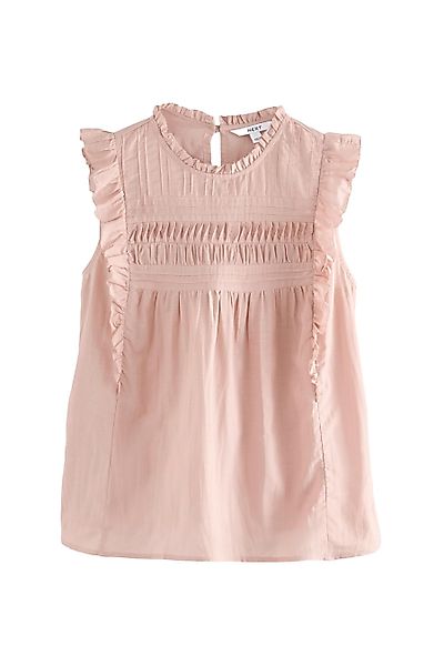 Next Kurzarmbluse Kurzärmelige Bluse mit Rüschen günstig online kaufen