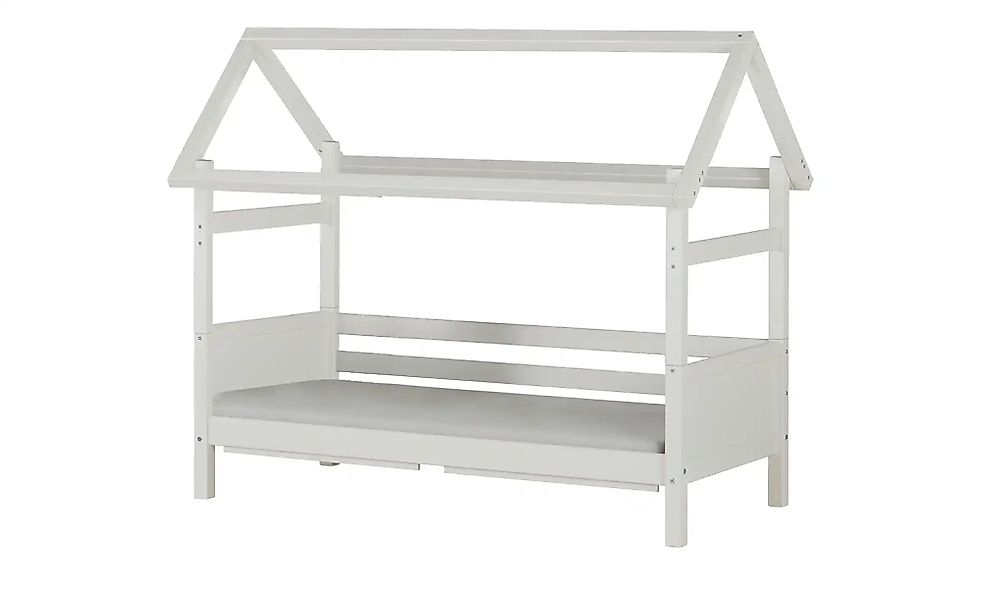 FLEXA Kojenbett mit Dachaufbau  Hygge ¦ weiß ¦ Maße (cm): B: 116 H: 183,6 B günstig online kaufen