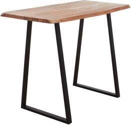 Stolkom Bartisch "Goa" Massivholz mit Baumkante günstig online kaufen