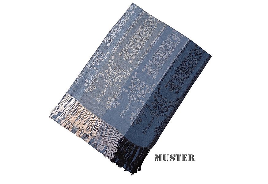 MIRROSI Modeschal weicher Schal BOHO Paisley mit Fransen, 70x180cm, (angesa günstig online kaufen