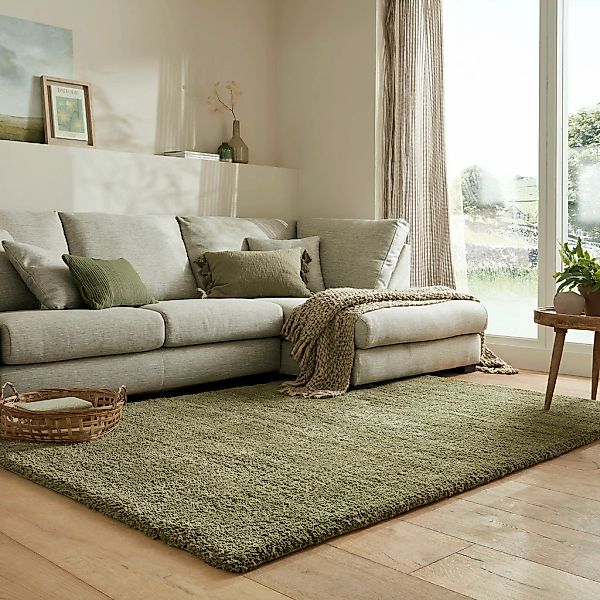 FLAIR RUGS Hochflor-Teppich "Feather" rechteckig 40 mm Höhe günstig online kaufen