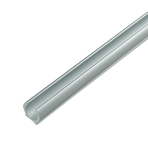 LYSEL® U-Laufschiene Kederschiene Kederleiste Aluminium grau günstig online kaufen