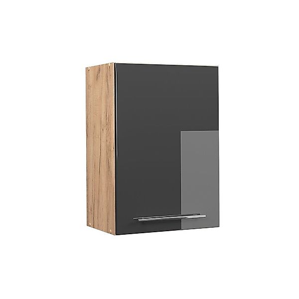 Vicco Hängeschrank Fame-Line, Anthrazit Hochglanz/Goldkraft Eiche, günstig online kaufen