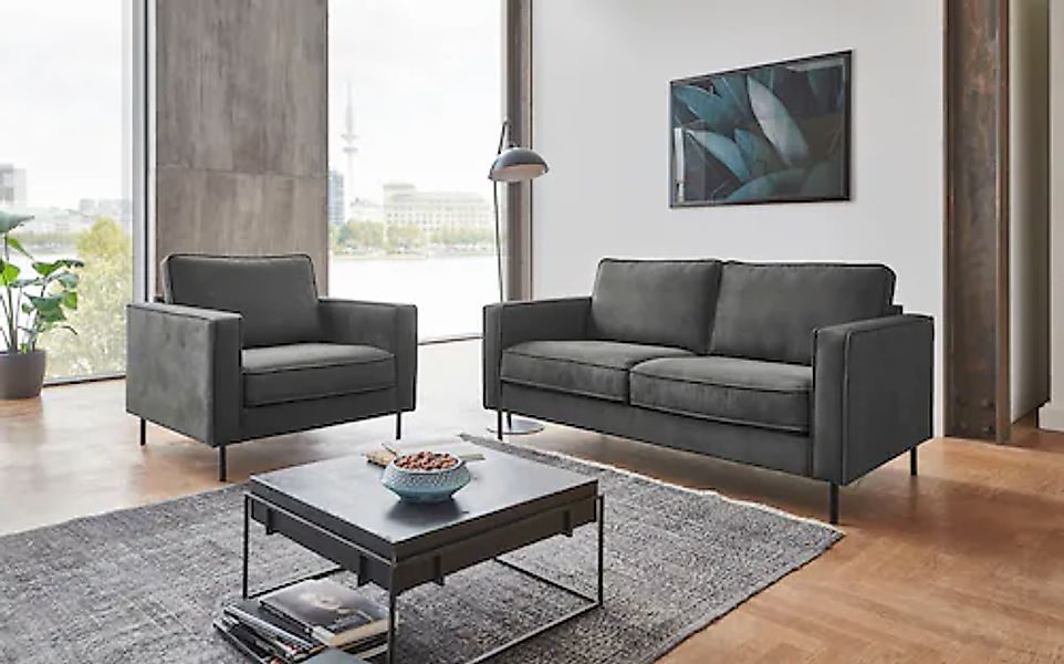 ATLANTIC home collection Sessel »Weston« im skandinavischem Stil, mit Welle günstig online kaufen