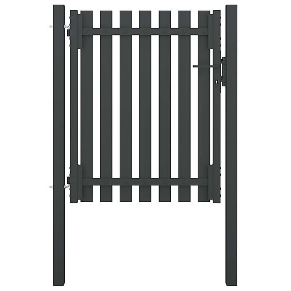 vidaXL Gartentor Gartentor Stahl 1x1,5 m günstig online kaufen