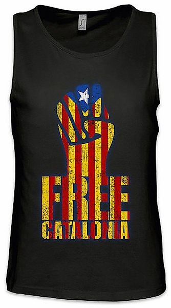 Urban Backwoods Tanktop Free Catalonia Fist Ärmelloses T-Shirt Faust Freihe günstig online kaufen