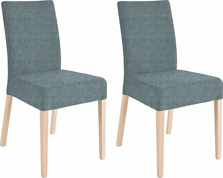 Home affaire 4-Fußstuhl "Umag" (Set) 2 Stk.Sitz und Rücken gepolstert günstig online kaufen