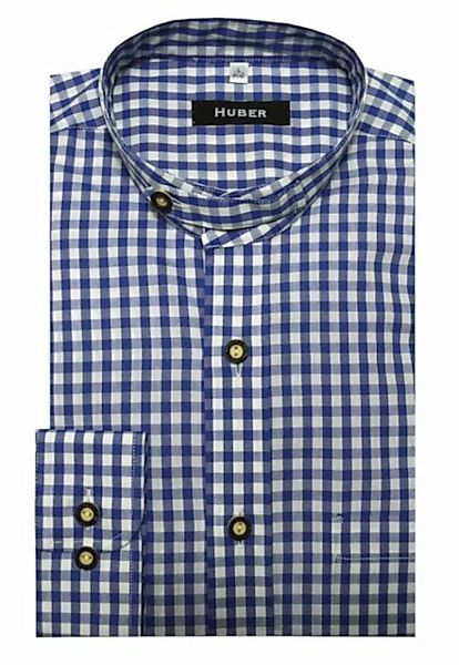 Huber Hemden Trachtenhemd HU-0722 Stehkragen mit Lasche, Krempelarm, Regula günstig online kaufen