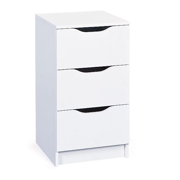 ebuy24 Wung Kommode 3 Schubladen Weiss günstig online kaufen