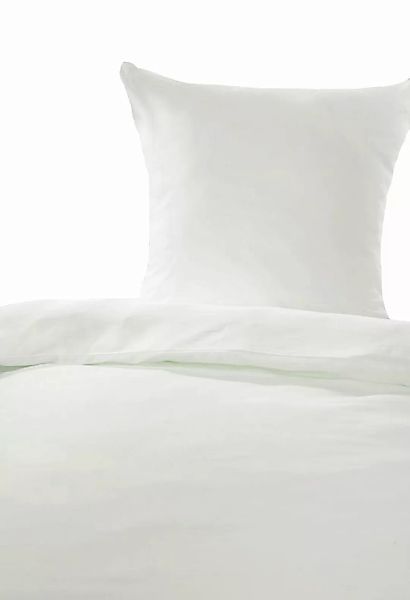 Sonderangebot!! Hotelbettwäsche Linon weiß  135x200 / 80x80 cm Bettwäsche günstig online kaufen