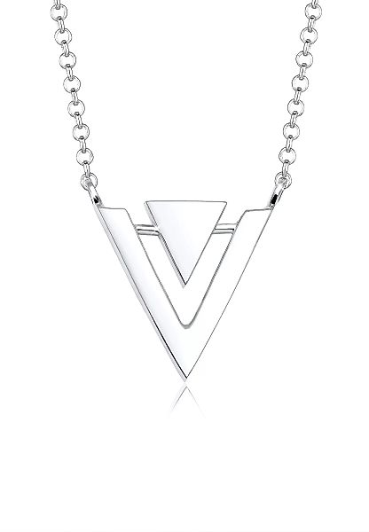 Elli Kette mit Anhänger "Dreieck Triangle Geo Minimal 925 Silber" günstig online kaufen